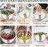 TeamFar Mixing Bowls with Lids, 5PCS Stainless Steel Salad Bowls with 3 Grater Attachments for Cooking and Serving