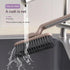 Multi-Function Rotating Crevice Cleaning Brush, 2 Pieces for Bathroom and Kitchen, Complimentary Slit Brush and Hooks