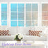 Windimiley Stained Glass Window Privacy Film - 3D Rainbow Diamond Prism Decorative Holographic Stickers
