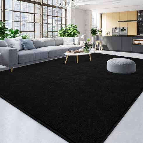 TWINNIS Large Area Rugs for Living Room Bedroom, 4x6 Feet Super Soft Indoor Thickened Memory-Foam Carpets