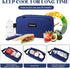 Blue-1 Cerbonny Small Cooler Bag Freezable Lunch Bag for Work School Travel,Small Lunch Bag,Small Insulated Bag