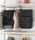 5 Closet Whitmor Multi-Functional Hanging Organizer with Drawer Inserts- Section - Organizer - Black