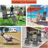 Zero Gravity Chair Folding Lounge Chair Lawn Chair Adjustable Camping Reclining Chair with Pillow and Cup Holder Trays