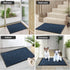 Yimobra Door Mat Outdoor Entrance, Heavy Duty Welcome Mat for Home Entry, Waterproof, Easy Clean, 29.5 x 17, Blue