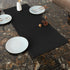 36 Inches 14x36 Inchs Farmhouse Black Table Runner Long Polyester Fabric Washable Rustic Table Runners Small Short