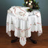 SARO LIFESTYLE Christmas Table Runner - Embroidered Holiday Ornamental Collection, 15" x 69"