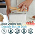 PriorityChef Large Butter Dish with Lid, Ceramic Butter Container with Airtight Cover for Counter or Fridge