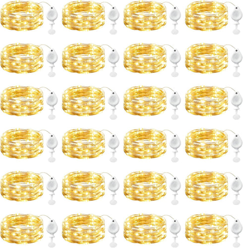 Brightown 24 Pack LED Fairy Lights Battery Operated String Lights, 7ft 20LED