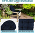 44x19.4x4 inch, 1) Adirondack Chair Cushion, Rocking Chair Cushion High Back Patio Cushions of Upper and Lower