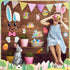 Hoteam 30 Pcs Happy Easter Garage Door Magnets, Easter Bunny Refrigerator Magnet Decoration for Kitchen Fridge