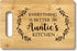Auntie Gifts Bamboo Cutting Board, Everything Is Better In Auntie's Kitchen Decor, Perfect for Aunt Birthday