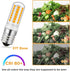 E17 LED Microwave Bulb - Warm White 3000K, 20W 30W 35W Halogen Equivalent Replacement Refrigerator Bulbs, 6 Pack