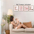 Set 4, 8x10 FITIE Pink Girl Nursery Wall Art Posters of Boho Nursery Decor Girl, You Are My Sunshine Hot Air Balloon