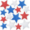 JULMELON 22pcs 4th of July Patriotic Decorations, Red White and Blue Star Magnets for Independence Day Party
