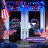 cshare 4th 16.4ft 50LED 4th Red White and Blue Fairy Lights Battery Operated, of July Lights with Timer for of July