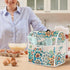 UNICEU Boho Floral Dragonfly Kitchen Aid Mixer Protective Dust Cover, Stand Mixer Blender Cover with Pocket