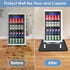 Mini Fridge Stand with Silicone Mat, Adjustable Universal Stand Base with 4 Sturdy Feet, 24''x 24'' Mini Fridge Drip Pan