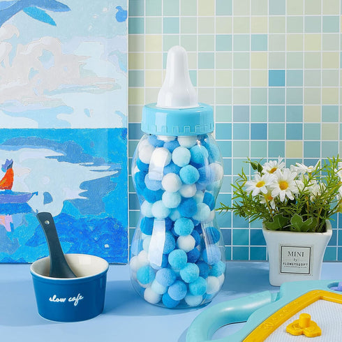 4 11 4 Inch Tessco for you Pcs Large Baby Milk Bottle Fillable Baby Shower x Piggy Bank Plastic Container for Game