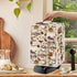 Coffee Maker Covers with Bees Pattern, Folding Dust Covers for Blender, Mixer, Juice Machine, Keep Coffee Machine Clean