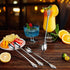 KEAWELL Luxurious 9 Inch Iced Tea Spoon Set - 4 Pieces, Gorgeous Design, 18/10 Stainless Steel, Perfect for Cocktails