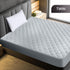 Utopia Bedding Quilted Fitted Mattress Pad (Twin), Mattress Protector Elastic Fitted Cover, Machine Washable Topper
