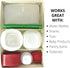 Food Storage Container Organizer Box, Kitchen Drawer Organizer for Rubbermaid, Adjustable Foldable Cloth Box