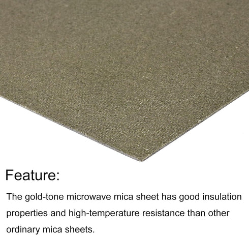 MECCANIXITY Microwave Oven Waveguide Cover Mica Repairing Plate, Pack of 2 for Kitchen 150x100x0.5mm