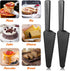 Suclain 50 Pieces Disposable Plastic Cake Cutter, 9.1 Inch Plastic Serving Utensils for Kitchen Wedding