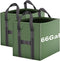 2-Pack 66 Gallons Reusable Yard Waste Bags, Upgrade Heavy Duty Foldable Garden