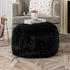 Asuprui Pouf Ottoman Floor Pouf Cover Ottoman Foot Rest NO Filler 20x20x12