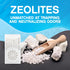 NonScents Refrigerator Deodorizer - Long-Lasting Odor Eliminator for Fridge & Freezer, Unscented