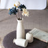 Set-3 CEMABT Beige Ceramic vase Small Flower vases for Decor,Modern Boho Farmhouse Home Decor,Decorative vase