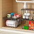 OZRVYNDAREL 2-Pack 4-13 Garlic(11-7/32"L*7" W*7-1/8"H) Pantry Organizers and Storage, Trash Bag Holder Under Sink