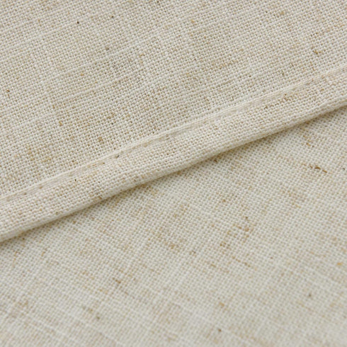 Valea Home Linen Valance for Kitchen, Rustic Farmhouse Crude Window Curtain Valances 18 inch Length for Living Room