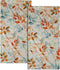 Mweet Fall Leaves Hand Towels Set of 2-14x28 Inch Gradient Green Orange Leaf