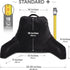 Husband Pillow Black, Original Reading Pillow in Bed Rest Chair, Shredded Memory Foam Large Lounge Cushion Adult