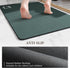 Dark Green Bath Mat Rugs - Non Slip Absorbent Quick Dry Rubber Backed Thin Bath Rug 17"x27.5" - Stain Resistant,