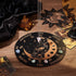 Wooden Pendulum Board 7.9" - Cat Moon Witch Dowsing Divination Planchette Board with Healing Crystal Necklace
