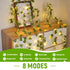 33FT 100 KASZOO LED Ivy Vine Lights - PVC Plug in Leaf String Lights with Remote & Timer, Pre-Wrapped Garland