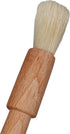 2 Sets Pastry Brushes with Natural Bristles and Wooden Handle for Basting, Spreading Butter, Oil, Barbecue, Baking