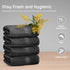 Pack 4, 100% Ariv Premium Bath Towels of Cotton, Large, Super Soft, Highly Absorbent, Quick Dry, Durable, Comfortable