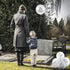 Gejoy 60 Pieces White Memorial Balloons for Funeral, Helium Remembrance Release, Memorial Day Services, Condolence,