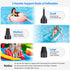 3 Nozzles Swimming 110V 130W PULIDIKI Electric Air Pump for Inflatables Air Mattress Pump with Inflator Deflator Quick