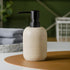 Soap Dispenser Beige, Hand Soap Lotion Dispenser for Bathroom Countertop, Kitchen Sink Soap Dispenser