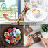 Adanluxe 10PCS Metallic Wine Glass Markers, Food Grade Non-Toxic Window Markers for Glass Washable, Premium Paint Pens