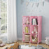 6-Cube Hammer, Closet, (11.8x11.8x11.8 inch), HOMIDEC Storage Shelf, Storage Bookcase Bookshelf with Metal Storage