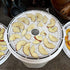 (8 Pack) Round Silicone Dehydrator Sheets, Dostk Premium Non Stick Mesh for Fruit Dehydrator, Reusable 13" Diameter