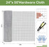 TONGMO 24" 50' 1inch 19 x Hardware Cloth, Mesh Galvanized Chicken Wire Fence, Gauge Welded Wire Roll,Garden Fence