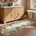2.5x8 GarveeHome Jungle Hallway Runner Rug, Soft Beige Animal Long Kitchen Runner Non Slip Entryway Rug Farmhouse Thin