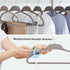 ELONG HOME Plastic Hangers for Clothes, Non Slip Durable Clothing Hangers, 15.7 Inches Gray, 20 Pack for Adults